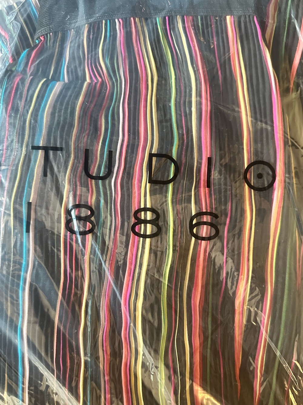 Studio 1886 Women’s 3X Striped Wide Leg Full Length Pants NWT Plus Size 26W-28W
